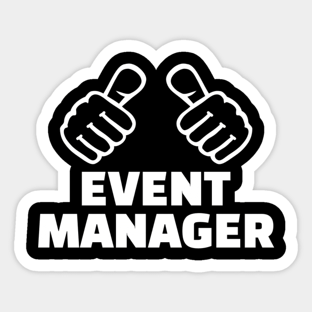 Event Manager Sticker by Designzz